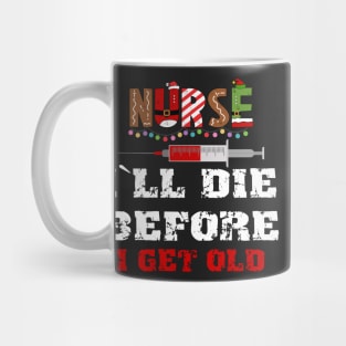 Funny Nurse Christmas Pun Quote Hilarious Joke Mug